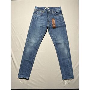 Moussy Vintage Wilbur Tapered‎ Button Fly Dark Wash Jeans - size 26